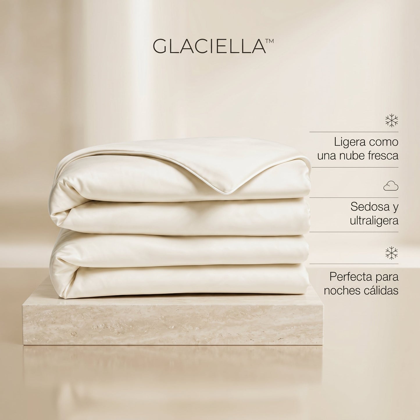 GLACIELLA™ - Edredón refrescante de seda helada