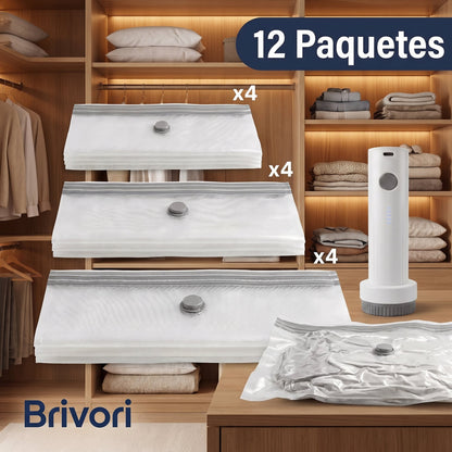 Brivori™ - Kit de Bolsas al Vacío para Viaje