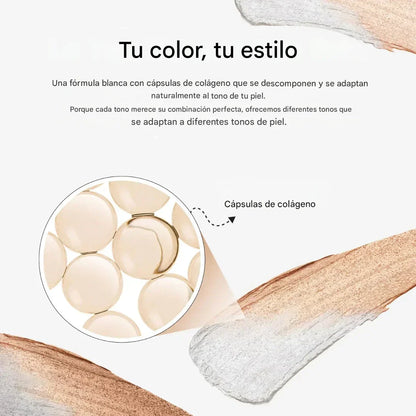 VeluSkin™ – Base inteligente con tono adaptable