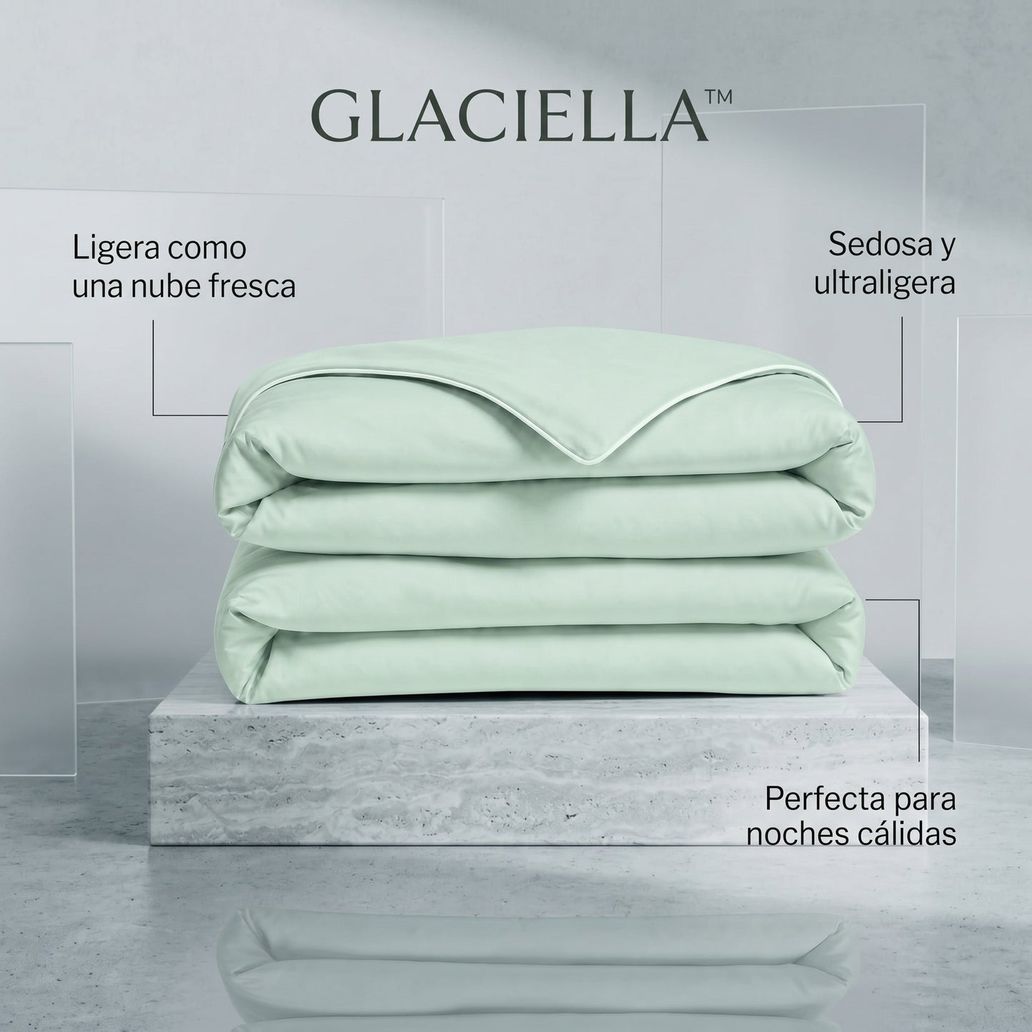 GLACIELLA™ - Edredón refrescante de seda helada