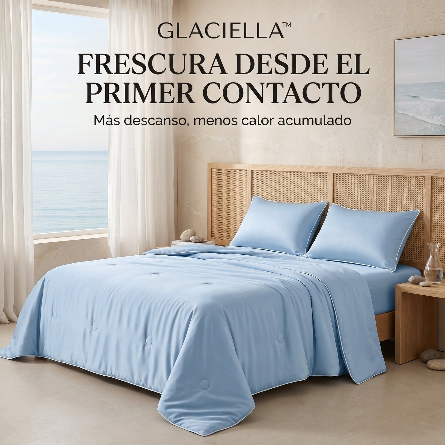 GLACIELLA™ - Edredón refrescante de seda helada