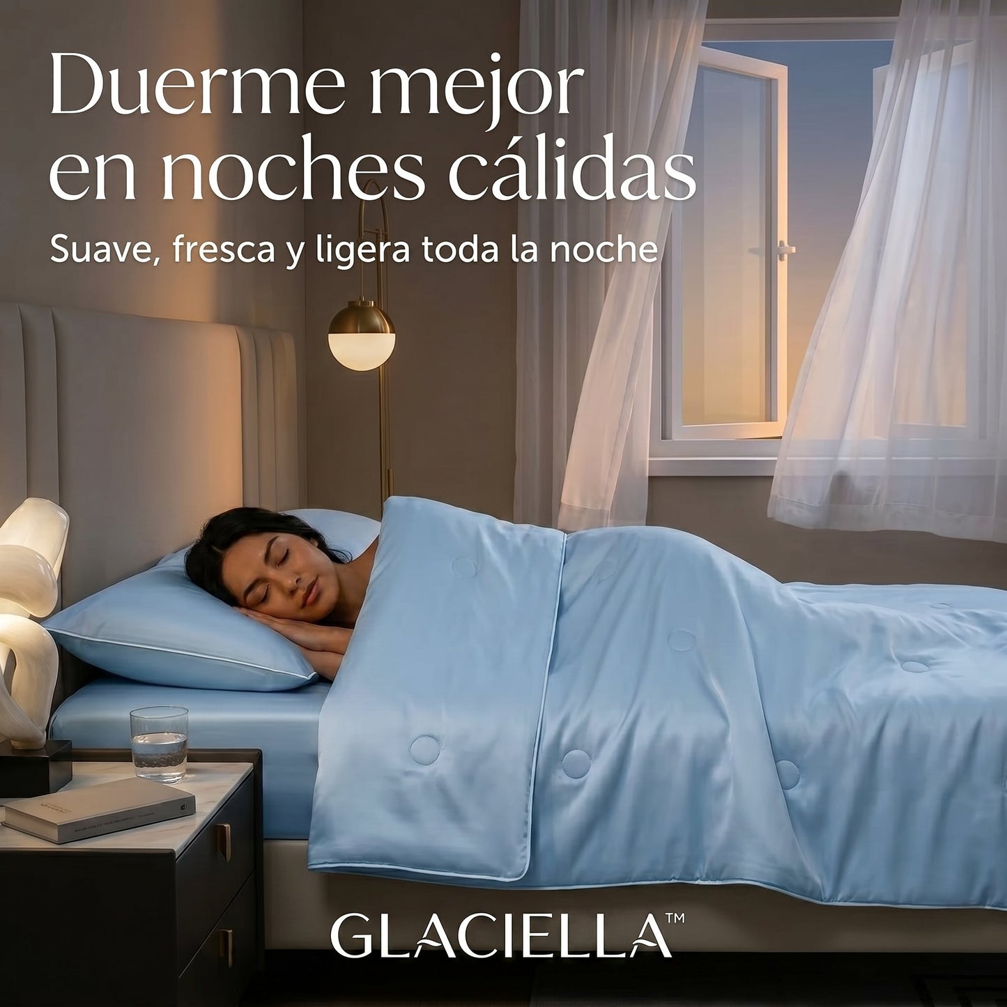 GLACIELLA™ - Edredón refrescante de seda helada