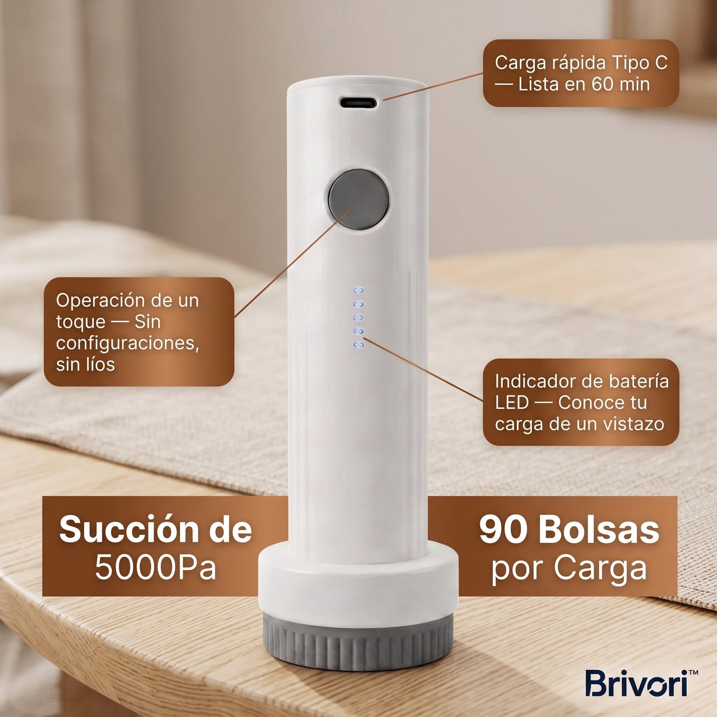 Brivori™ - Kit de Bolsas al Vacío para Viaje