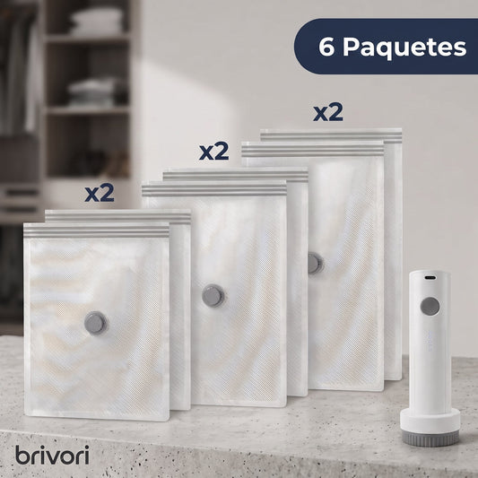 Brivori™ - Kit de Bolsas al Vacío para Viaje